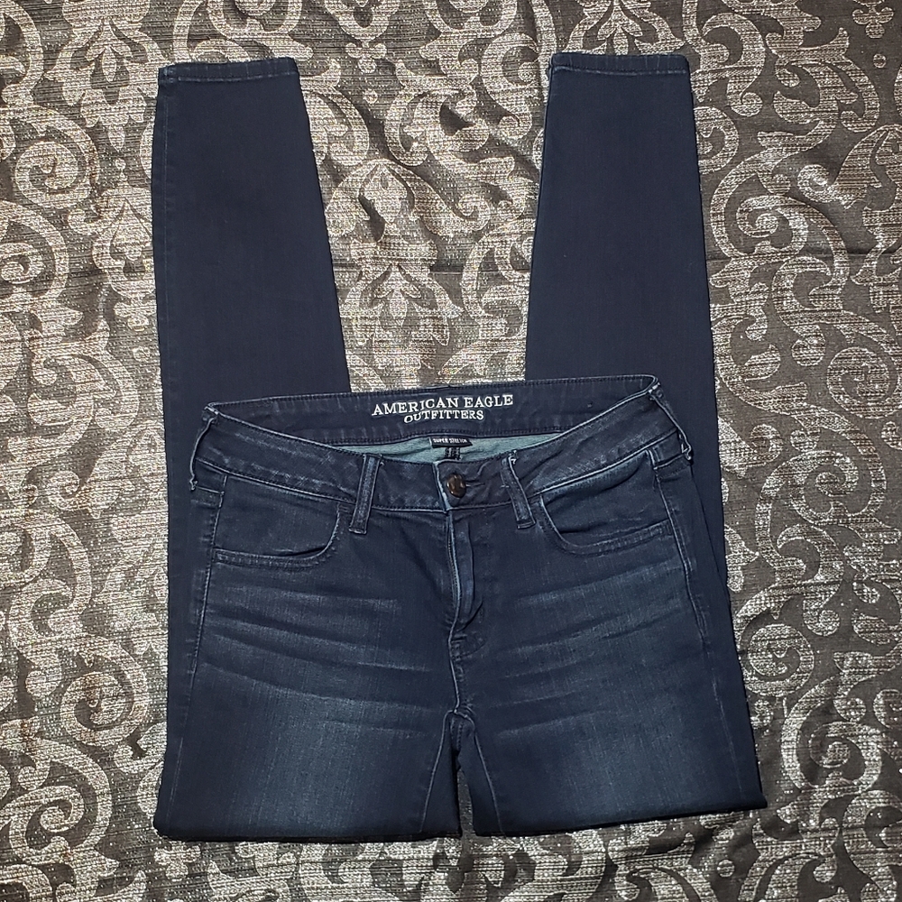 American Eagle Outfitters Dark Blue Womens Jeggings